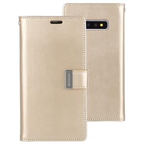 huismerk KWIK GOOSPERY RICH DIARY PU + TPU Crazy Horse textuur horizontale Flip lederen case voor Galaxy S10 PLUS met kaartsleuven & portemonnee & fotolijstje