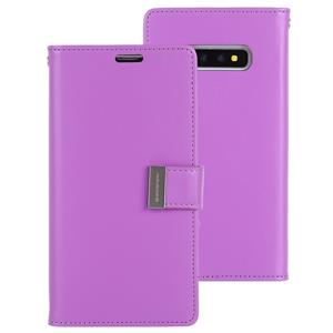 huismerk KWIK GOOSPERY RICH DIARY PU + TPU Crazy Horse textuur horizontale Flip lederen case voor Galaxy S10 PLUS met kaartsleuven & portemonnee & fotolijstje