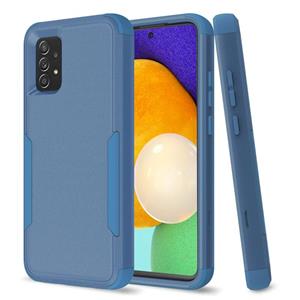 huismerk Voor Samsung Galaxy A52 5G / 4G TPU + PC Shockproof Phone Case (Royal Blue)