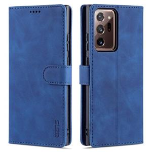 Voor Samsung Galaxy Note20 Azns Skin Feel Calf Texture Horizontale Flip Lederen Case met Kaart Slots & Houder & Portemonnee