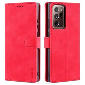 Voor Samsung Galaxy Note20 Azns Skin Feel Calf Texture Horizontale Flip Lederen Case met Kaart Slots & Houder & Portemonnee