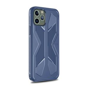 huismerk Voor iPhone 12 Butterfly Shadow Shockproof Volledige Dekking TPU Soft Case (Navy Blue)