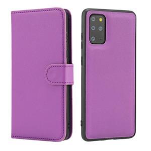 huismerk For Samsung Galaxy S20+ Cross Texture Detachable Leather Phone Case(Purple)