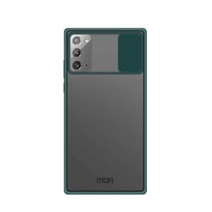 Voor Samsung Galaxy Note20 MOFI Xing Dun-serie doorschijnende matte pc + TPU Privacy Anti-glare Shockproof All-inclusive Beschermhoes(Groen)