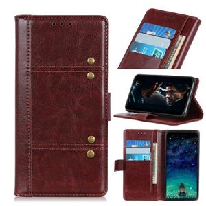 huismerk Peas Crazy Horse Texture Horizontale Flip Lederen Case met Holder & Card Slots & Wallet Voor iPhone 12 mini(Brown)