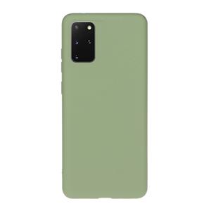 huismerk Voor Galaxy S20 Plus Solid Color Frosted TPU Telefoonhoes (Groen)