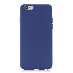 Huismerk Frosted TPU beschermhoes voor iPhone 6plus/6Splus (Royal Blue)