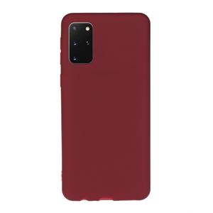 huismerk Voor Galaxy S20 Plus Solid Color Frosted TPU Telefoonhoes (Rood)