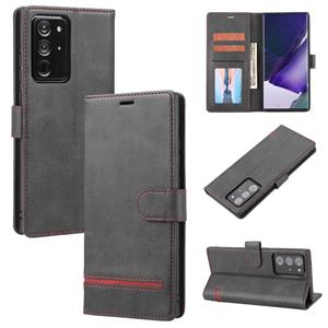 huismerk Voor Samsung Galaxy Note20 Ultra Classic Wallet Flip Leather Phone Case