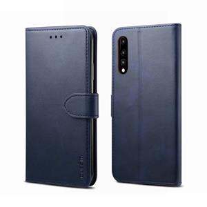 Voor Huawei P20 GUSSIM Business Style Horizontal Flip Leather Case met Holder & Card Slots & Wallet(Blue)
