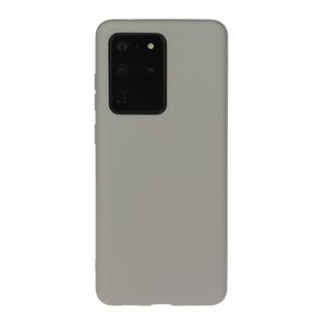 huismerk Voor Galaxy S20 Ultra Solid Color Frosted TPU Telefoon hoes (Grijs)