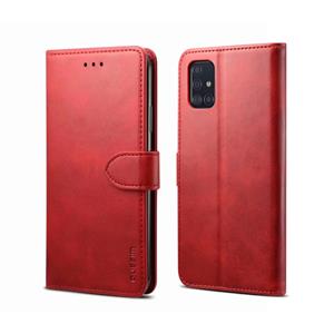 Voor Galaxy S20 GUSSIM Business Style Horizontal Flip Leather Case met Holder & Card Slots & Wallet(Red)