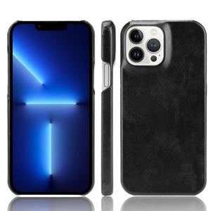 huismerk Litchi lederen pc telefooncase voor iPhone 13 pro