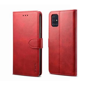 Voor Galaxy S20 Plus GUSSIM Business Style Horizontale Flip Lederen Hoes met Houder & Card Slots & Wallet(Red)