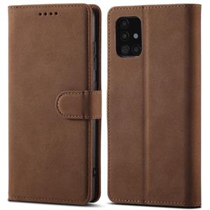 huismerk Voor Samsung Galaxy Note20 Frosted Anti-Diefstal Borstel Horizontale Flip Lederen Case met Houder & Card Slots & Portemonnee