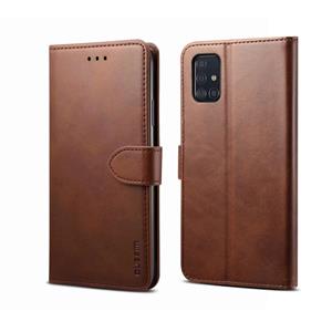 Voor Galaxy S20 Plus GUSSIM Business Style Horizontale Flip Lederen Hoes met Houder & Card Slots & Wallet(Brown)