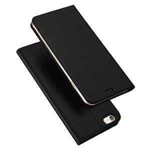 duxducis DUX DUCIS Skin Pro serie horizontale Flip PU + TPU lederen case voor de iPhone 6 plus & 6s Plus met houder & card slots (zwart)