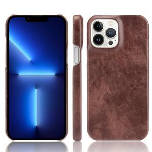 huismerk Litchi lederen pc telefooncase voor iPhone 13 pro