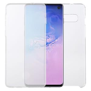 huismerk Voor Samsung Galaxy S10 PC+TPU Ultra-dunne dubbelzijdige all-inclusive transparante behuizing