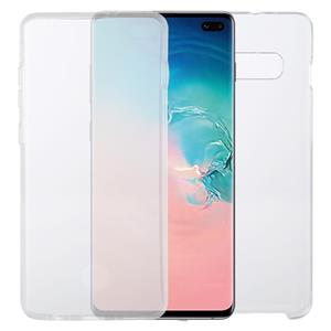 huismerk Voor Samsung Galaxy S10+ PC+TPU Ultra-dunne dubbelzijdige all-inclusive transparante behuizing