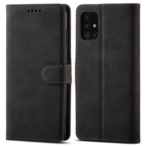 huismerk Voor Samsung Galaxy S20 + Frosted Anti-Diefstal Borstel Horizontale Flip Lederen Case met Houder & Card Slots & Portemonnee (Zwart)