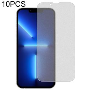 huismerk 10 stks transparant frosted full screen gehard glas film voor iphone 13/3 pro