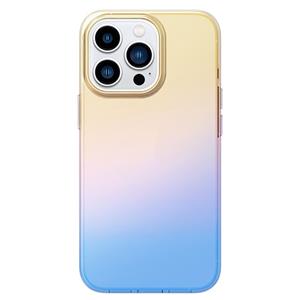 Rock Aurora TPU + PET-beschermende telefooncase voor iPhone 13 Pro (Aurora Blue)