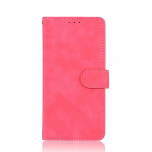 Huismerk Voor iPhone XR Solid Color Skin Feel Magnetic Buckle Horizontale Flip Kalf Textuur PU Lederen case met Holder & Card Slots & Wallet(Rose Gold)