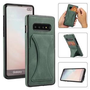 huismerk Voor Samsung Galaxy S10e ultradunne schokbestendige beschermhoes met houder en metalen magnetische functie