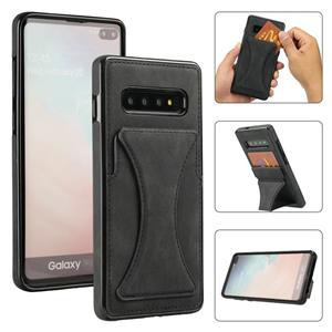 huismerk Voor Samsung Galaxy S10E ultradunne schokbestendige beschermhoes met houder en metalen magnetische functie