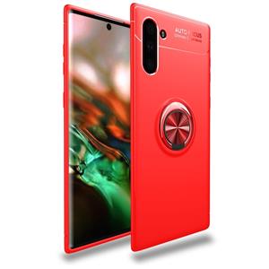 lenuo schokbestendig TPU case met onzichtbare houder voor Galaxy Note10 (rood)