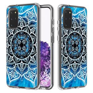 huismerk Voor Galaxy S20+ 2 in 1 PC + TPU-kaartpatroon transparante beschermhoes(mandala)