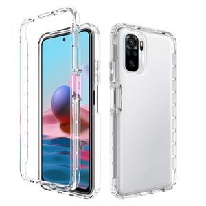 huismerk Voor Xiaomi Redmi Note 10 Hoge Transparantie Twee-Color Gegroeiduuele wijzigingen PC + TPU-telefooncase