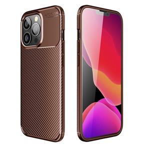 huismerk Koolstofvezel textuur shockproof tpu case voor iphone 13 pro