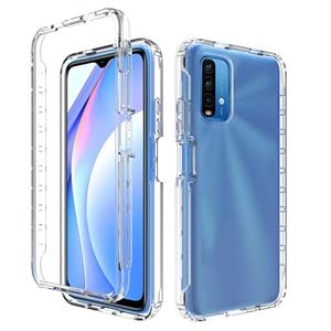 huismerk Voor Xiaomi POCO M3 Hoge Transparantie Twee-Color Gegroeidual PC + TPU-telefooncase