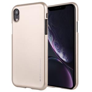 huismerk MERCURY GOOSPERY JELLY serie schokbestendig Soft TPU Case voor iPhone XR (goud)