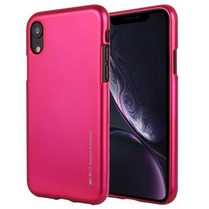 huismerk MERCURY GOOSPERY JELLY serie schokbestendige Soft TPU Case voor iPhone XR (magenta)