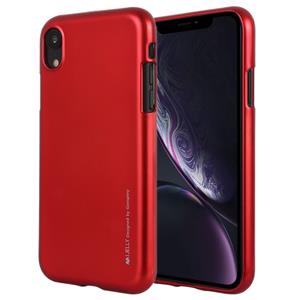 MERCURY GOOSPERY JELLY serie schokbestendige Soft TPU Case voor iPhone XR (rood)