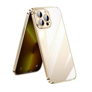 Sulada Lens Protector Plated Clear Case voor iPhone 13 Pro Max