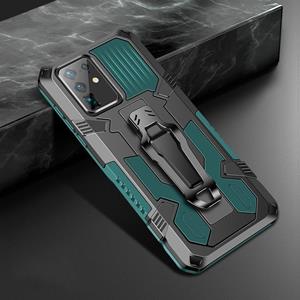 huismerk Voor Samsung Galaxy S20+ Machine Armor Warrior Shockproof PC + TPU Beschermhoes (Army Green)