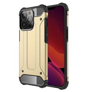 huismerk Magic Armor TPU + PC Comitar Case voor iPhone 13 Pro (Gold)