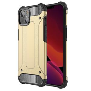 huismerk Magic Armor TPU + PC Comitar Case voor iPhone 13 (Goud)