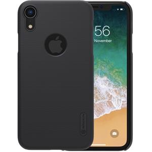 huismerk NILLKIN Frosted concaaf-convexe textuur PC Case voor iPhone XR (zwart)