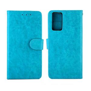 huismerk Voor Samsung Galaxy Note20 Crazy Horse Texture Leather Horizontale Flip Beschermhoes met Houder & Card Slots & Wallet & Photo Frame (Baby Blue)