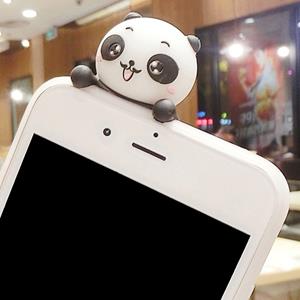 huismerk Voor iPhone 6 Plus & 6s Plus baard Panda patroon 3D mooie Papa Panda Dropproof back cover beschermhoes