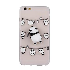 huismerk Voor iPhone 6 Plus & 6s Plus 3D Cartoon Squeeze Relief Squishy Dropproof back cover beschermhoes