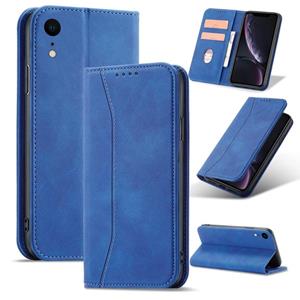 huismerk Magnetische Dual-Fold Lederen Case voor iPhone XR