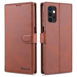 Voor Samsung Galaxy A32 5G AZNS Kalf Textuur Horizontale Flip Lederen Case met Houder & Kaart Slots & Portemonnee & Foto Frame (Bruin)