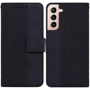 huismerk Voor Samsung Galaxy S21 + 5G geometrische reliëf lederen telefooncase