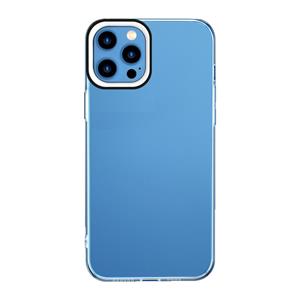 huismerk Transparante siliconencase voor iPhone 13 pro max (zwart en wit)